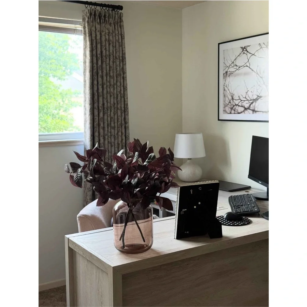 Artificial Black Plum Leaf Stem 25”- Hearth & Hand with Magnolia